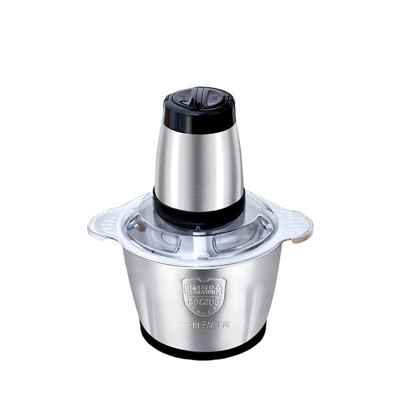 Tocator Electric Multifunctional, Pentru Carne, Fructe, Legume, Cu 2 Trepte de Viteza, Vas Inox