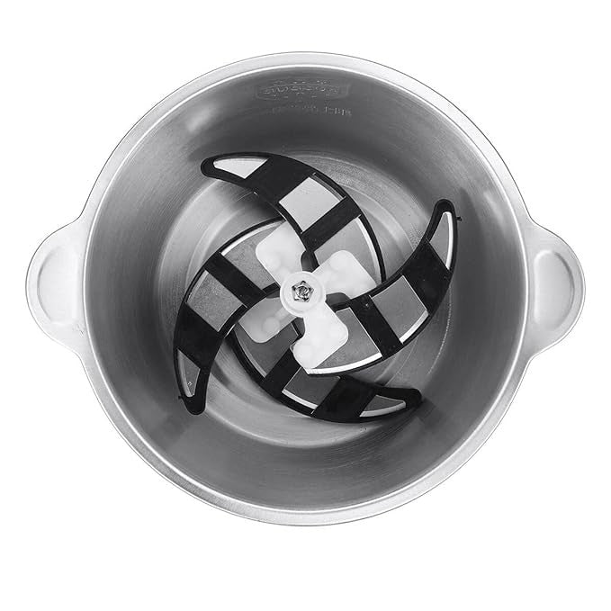 Tocator Electric Multifunctional, Pentru Carne, Fructe, Legume, Cu 2 Trepte de Viteza, Vas Inox