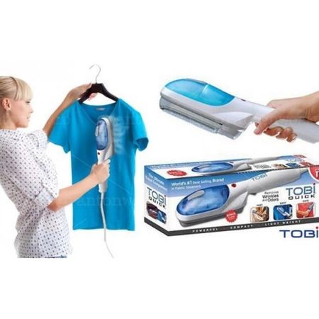 Fier de calcat vertical cu abur Tobi Travel Steamer. Ideali pentru calatorii.