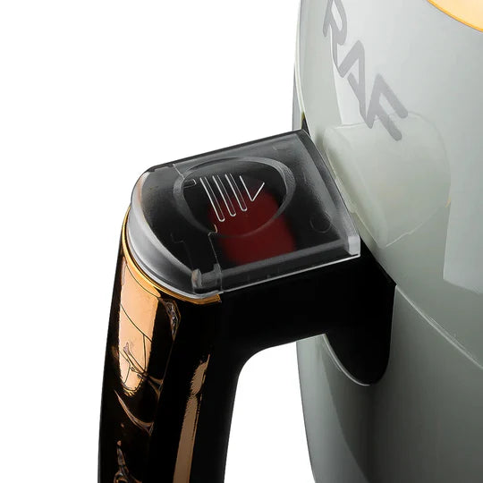 Friteuza Air Fryer - Gatire fara Ulei, Capacitate 6lL, 2400W, Display Touch Screen + SET 100 Hartii de Copt