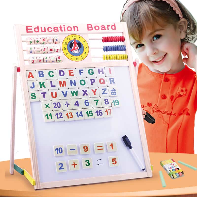 Tabla educativa magnetica pentru copii (40x40)