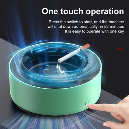 Scrumiera Smart cu Purificare - Functie de Absorbtie a fumului