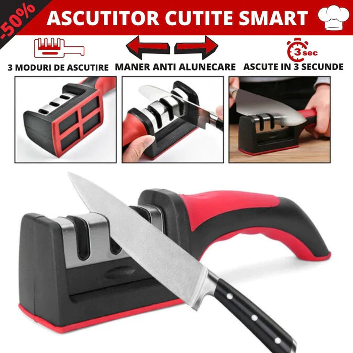 SET 13 Cutite - Profesionale World Class + Ascutitor manual de Cutite