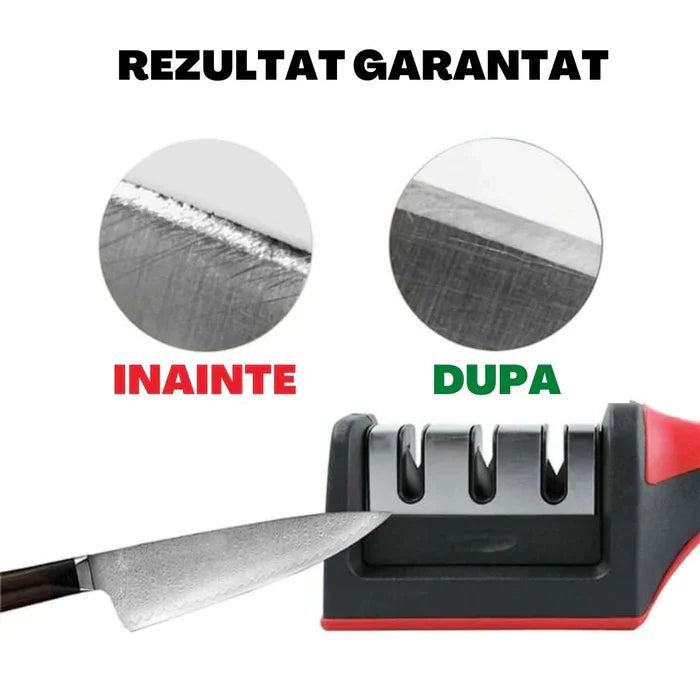 SET 13 Cutite - Profesionale World Class + Ascutitor manual de Cutite