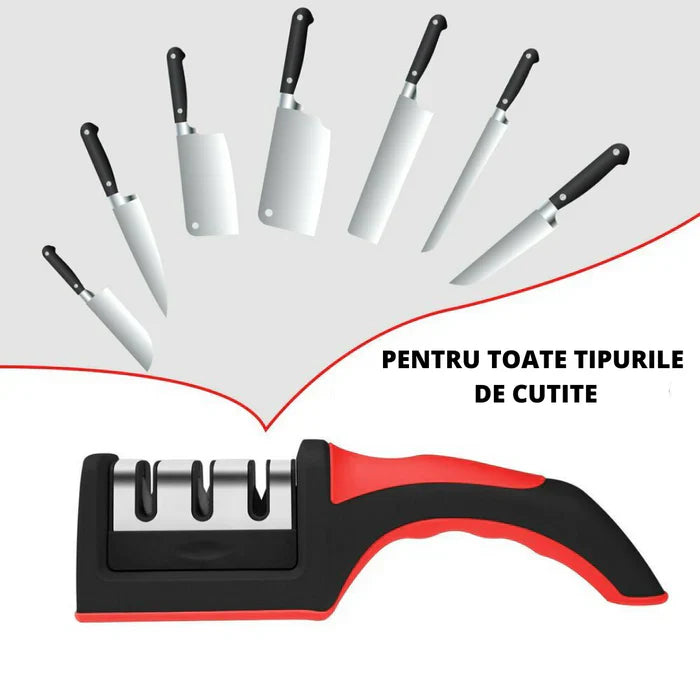 SET 13 Cutite - Profesionale World Class + Ascutitor manual de Cutite