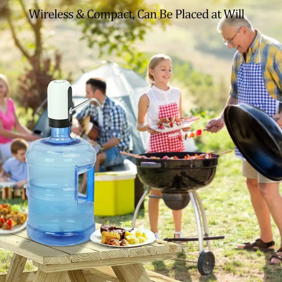 Dispenser electric de apa, reincarcabil, cu alimentare USB