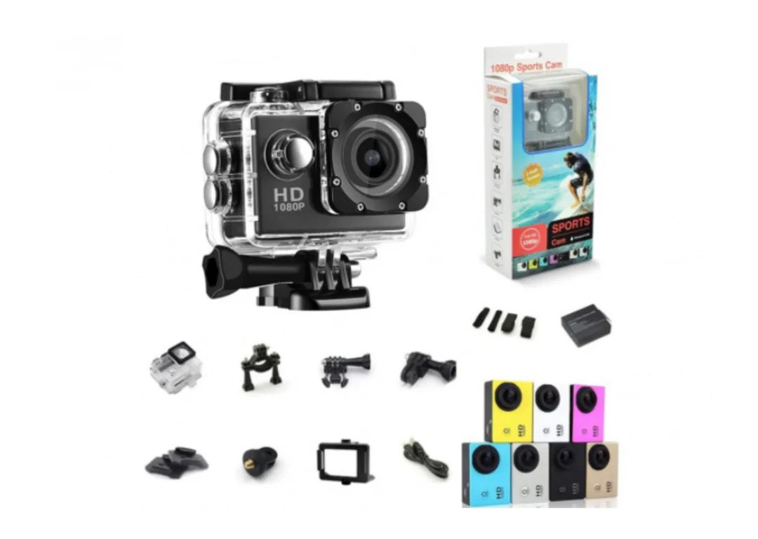 Camera Video Sport, Full HD 1080P, senzor 12mp, Multiple Accesorii Incluse