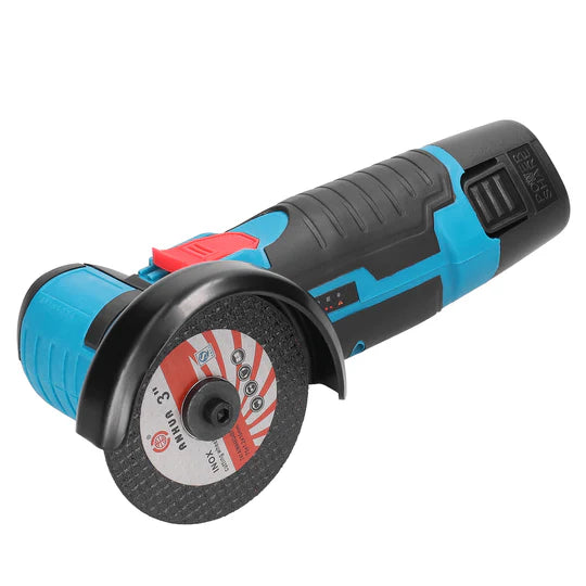 Polizor Portabil de 12V - 2x Acumulatori, Discuri 76mm, Motor fara Perii