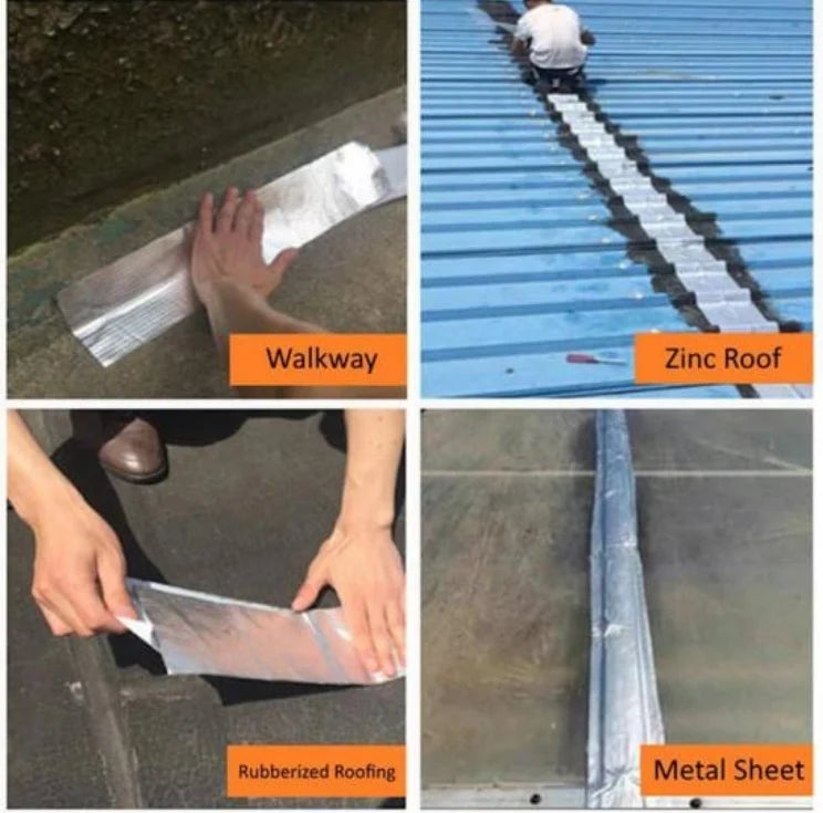 Banda adeziva izolatoare din aluminiu, 5 metri