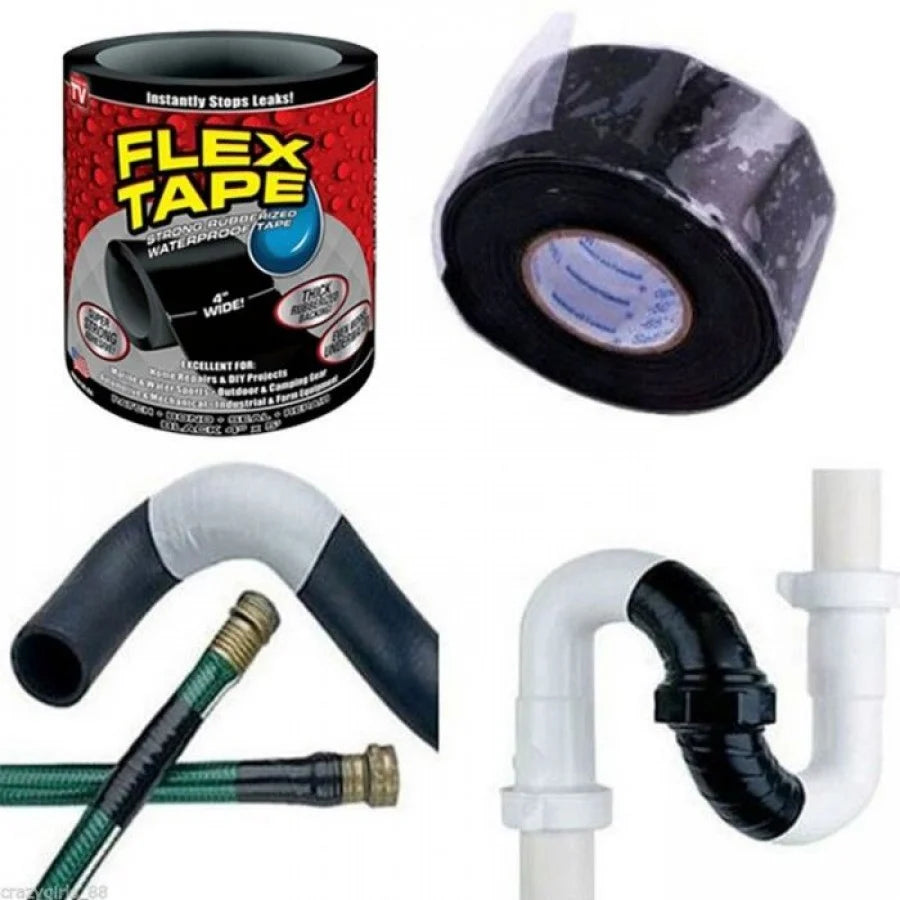 Banda de etanșare impermeabilă Flex tape pentru fiecare gospodărie
