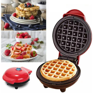 Mini Aparat pentru Preparat Waffe sau Gofre, 350W, Placi antiaderente