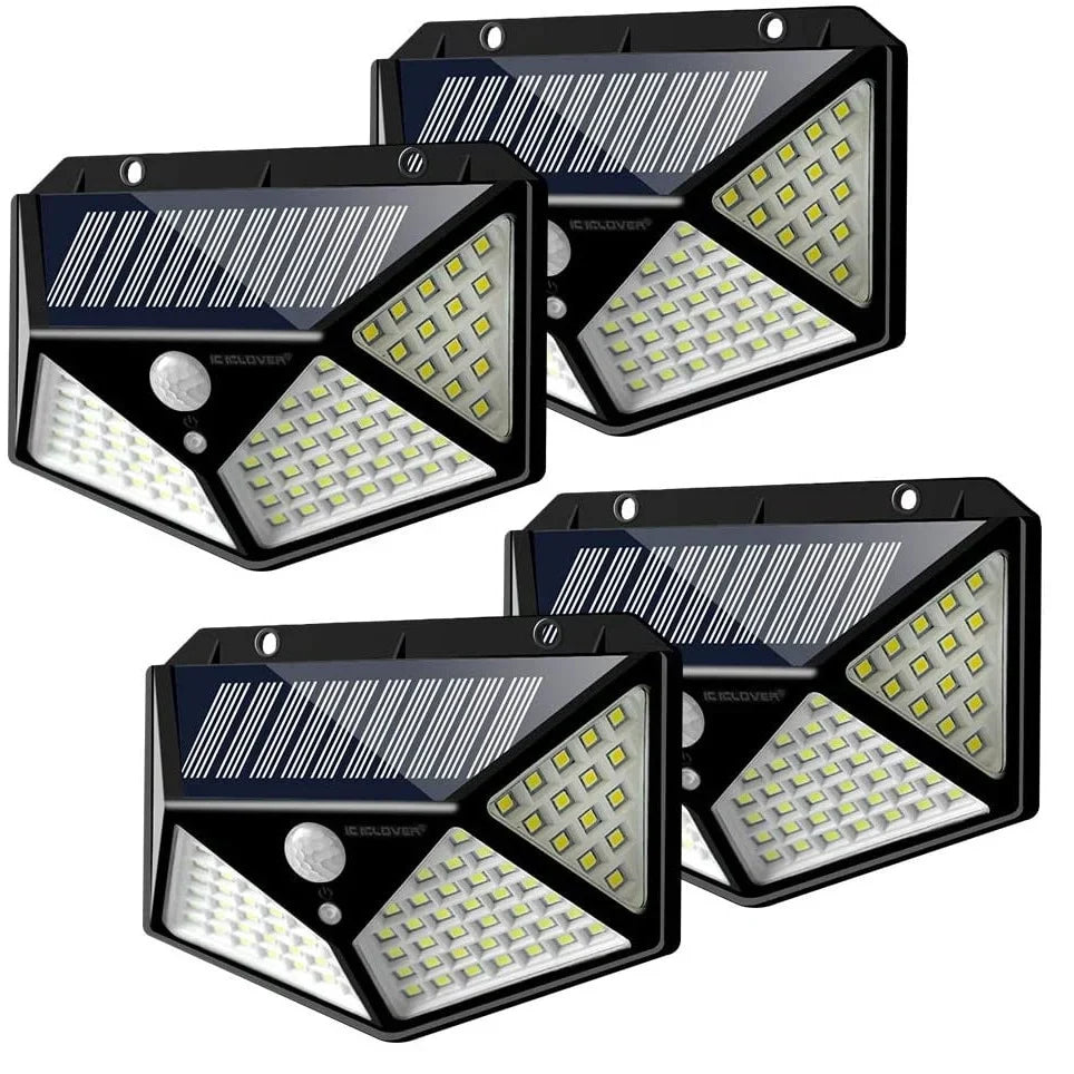 PACHET PROMOTIONAL!! SET 4 LAMPI SOLARE 100 LED-URI + FURTUN DE GRADINA 60M + CADOU PISTOL DE UDAT