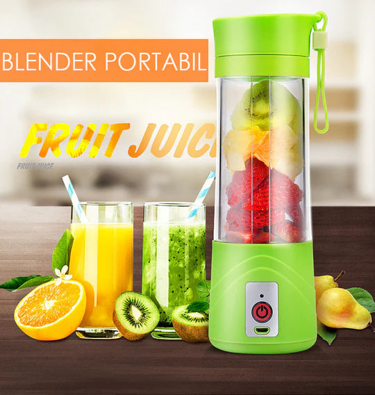 Blender, Shaker Portabil Reincarcabil USB, Capacitate 380 ml