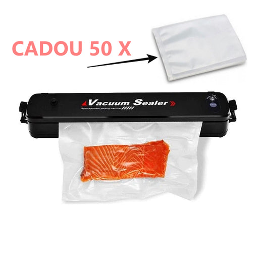 Aparat de sigilat si vidat Vacuum Sealer S, 90W + 50 pungi de vidat cadou